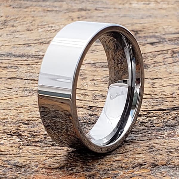 Europa Flat Tungsten Rings thumbnail 2