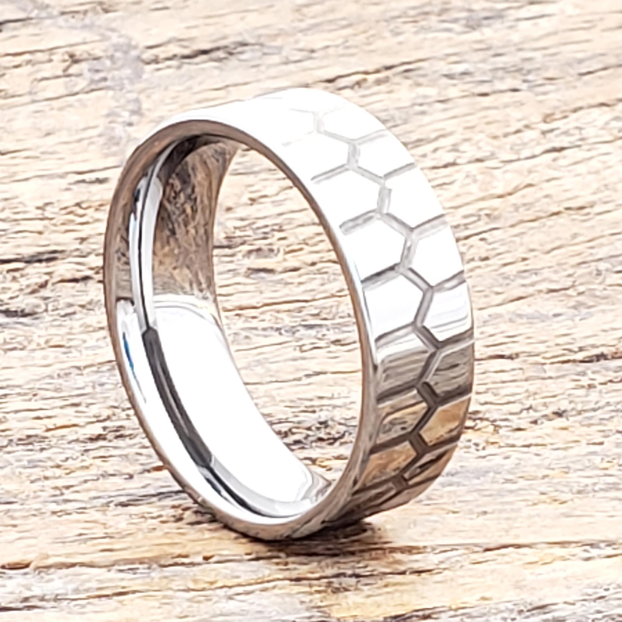 Abyss Polished Carved Rings