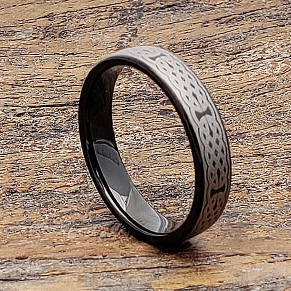 Crux Black Cross Rings