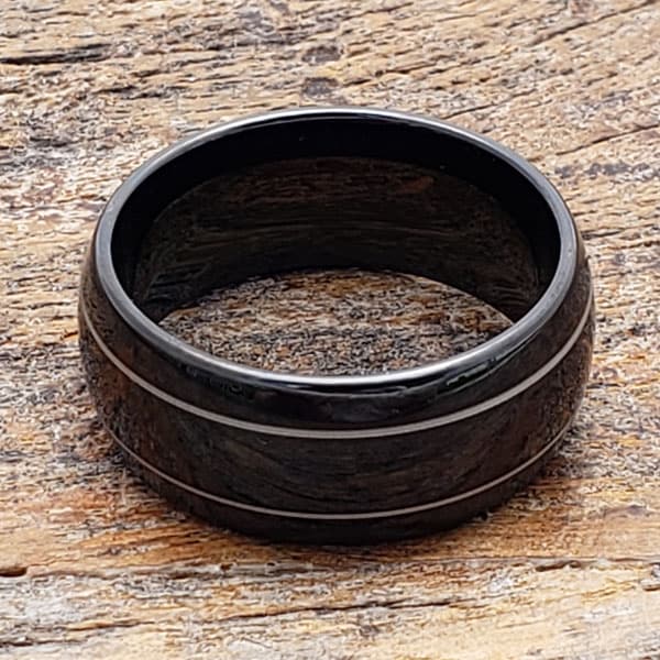 Dorado Black Mens Statement Rings thumbnail 3