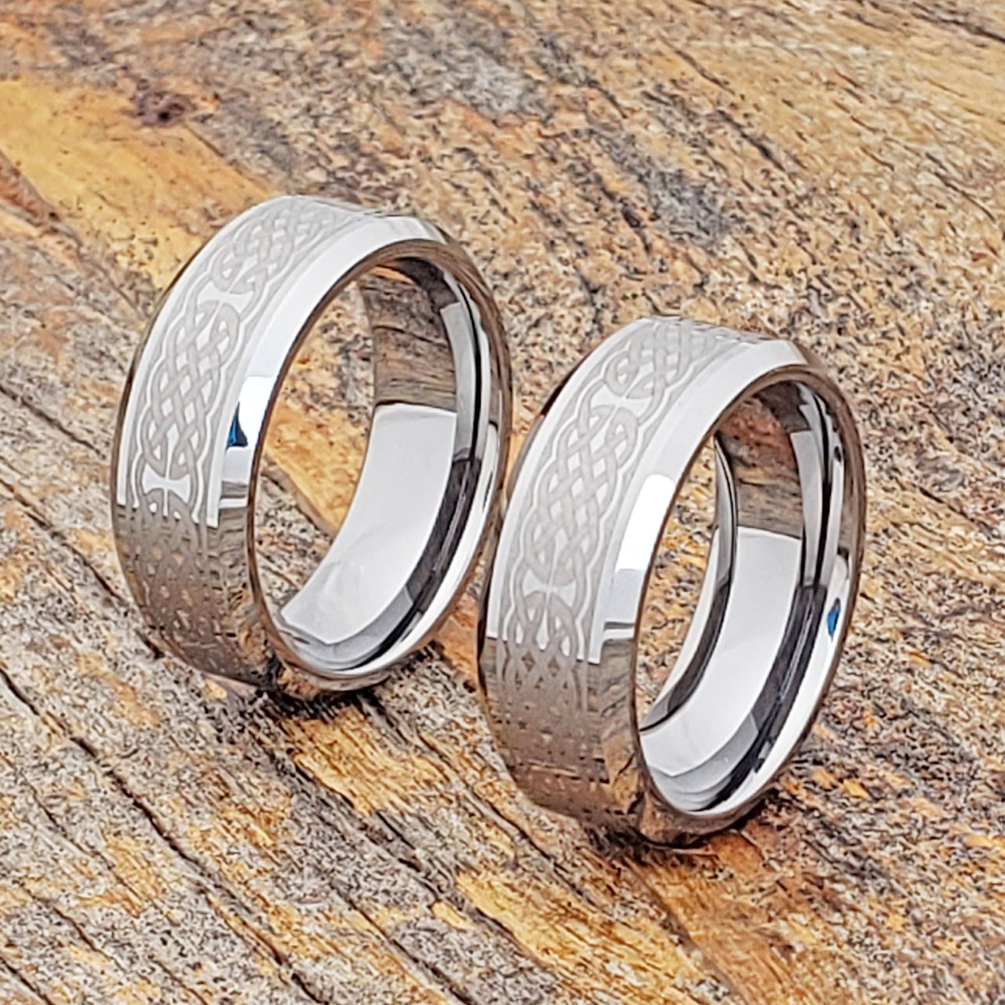 Crux Celtic Polished Cross Rings thumbnail 4