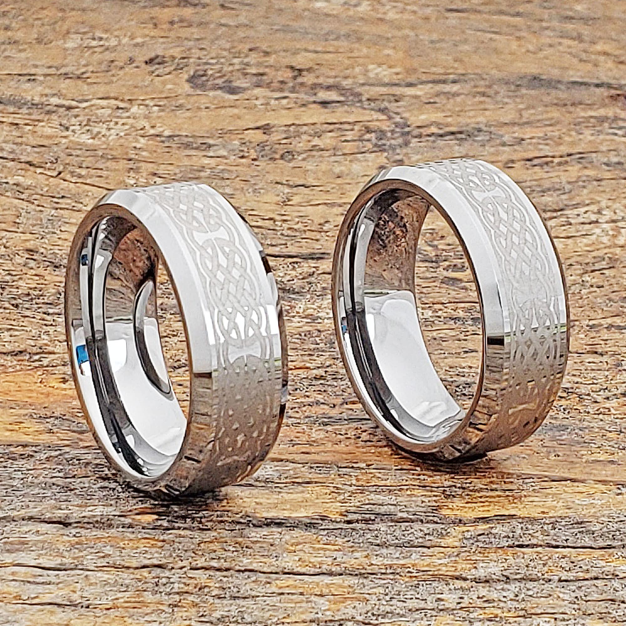 Crux Celtic Polished Cross Rings thumbnail 3