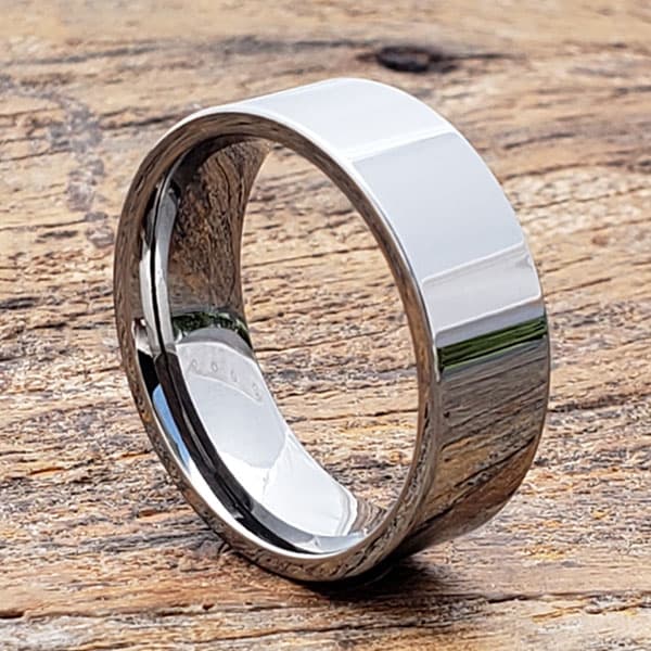 Europa Flat Tungsten Rings
