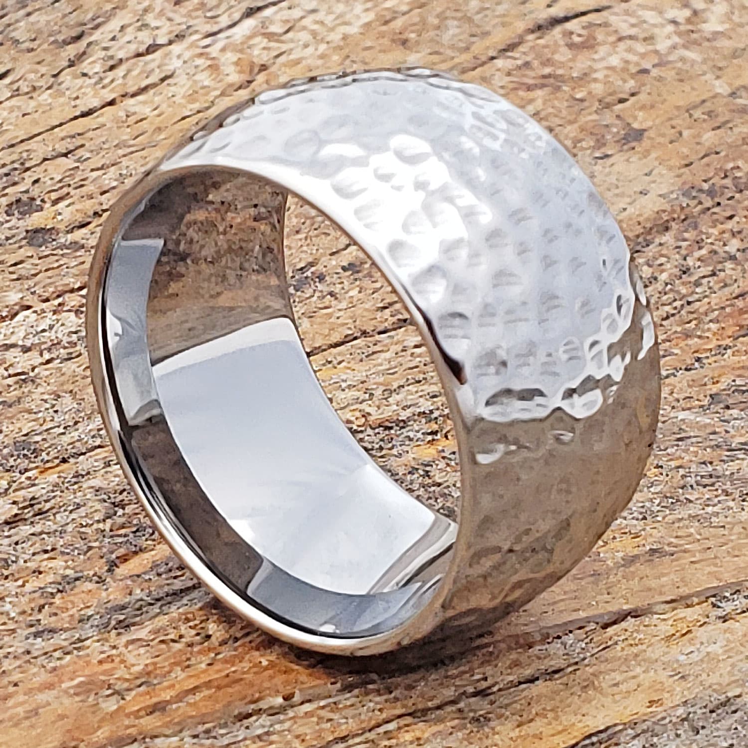 Hammered Statement Rings