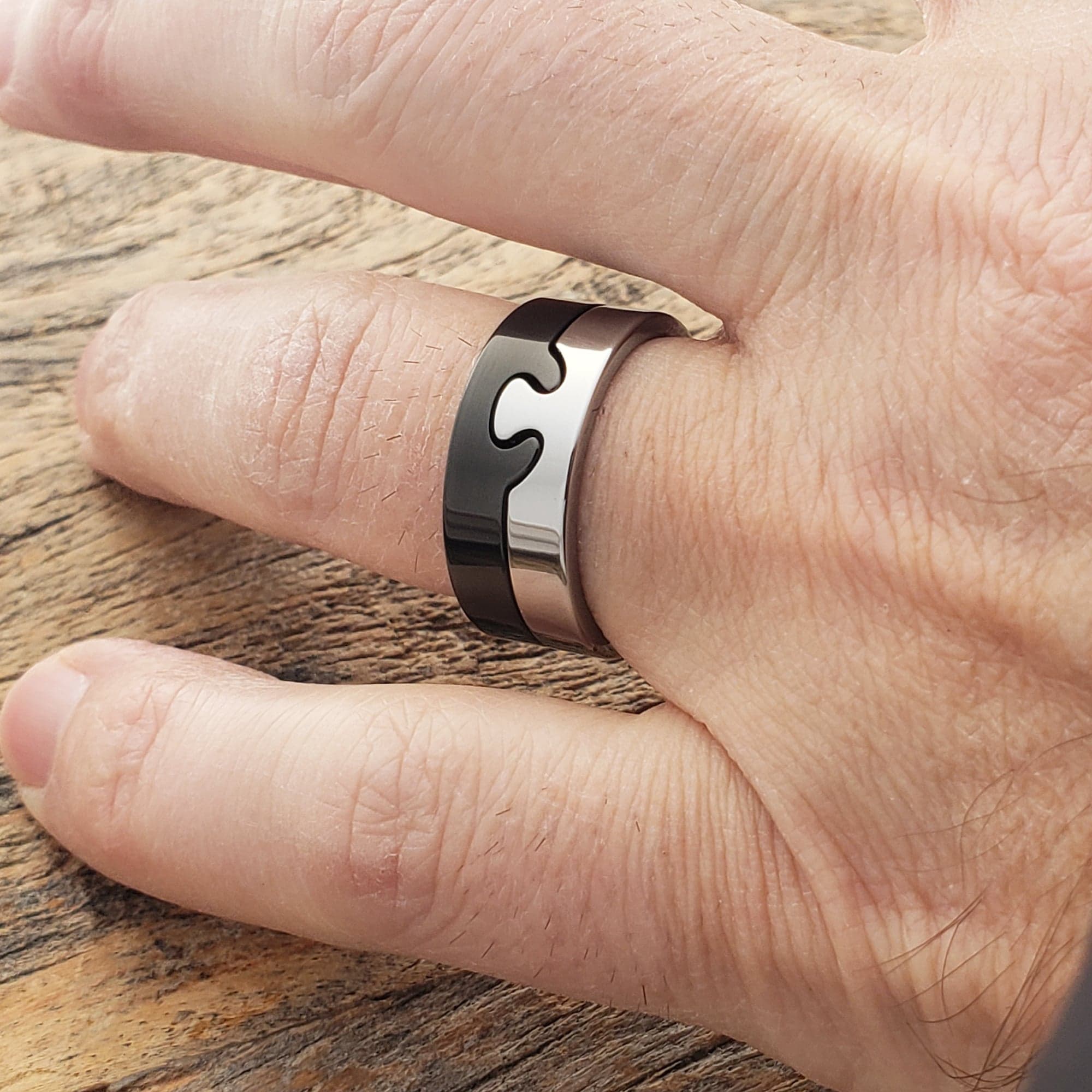 Interlocking Puzzle Rings thumbnail 4