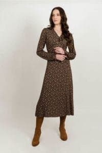 SALLY Ditsy Brown thumbnail 4