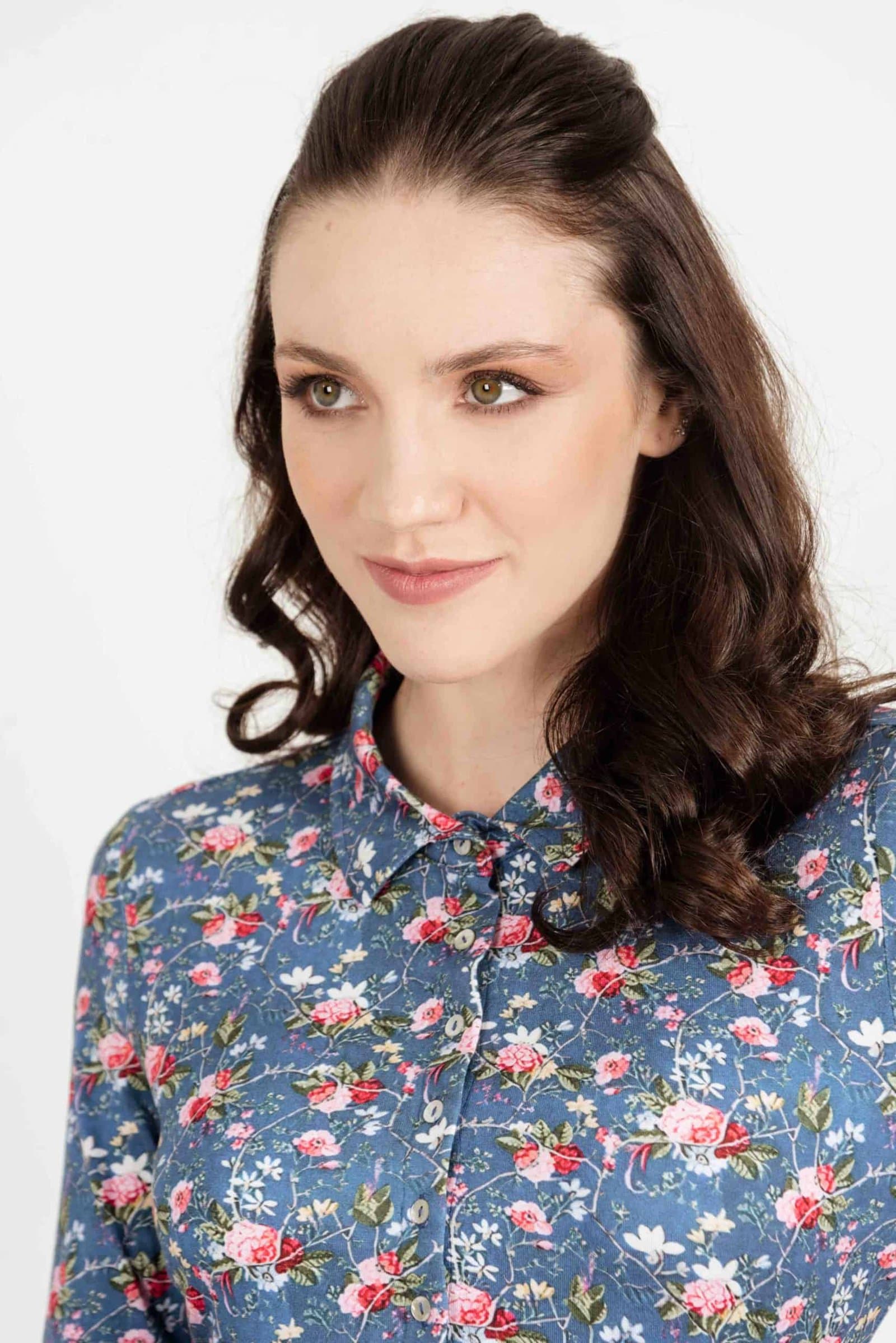 SOPHIE Ditsy Blue dress (short) thumbnail 2