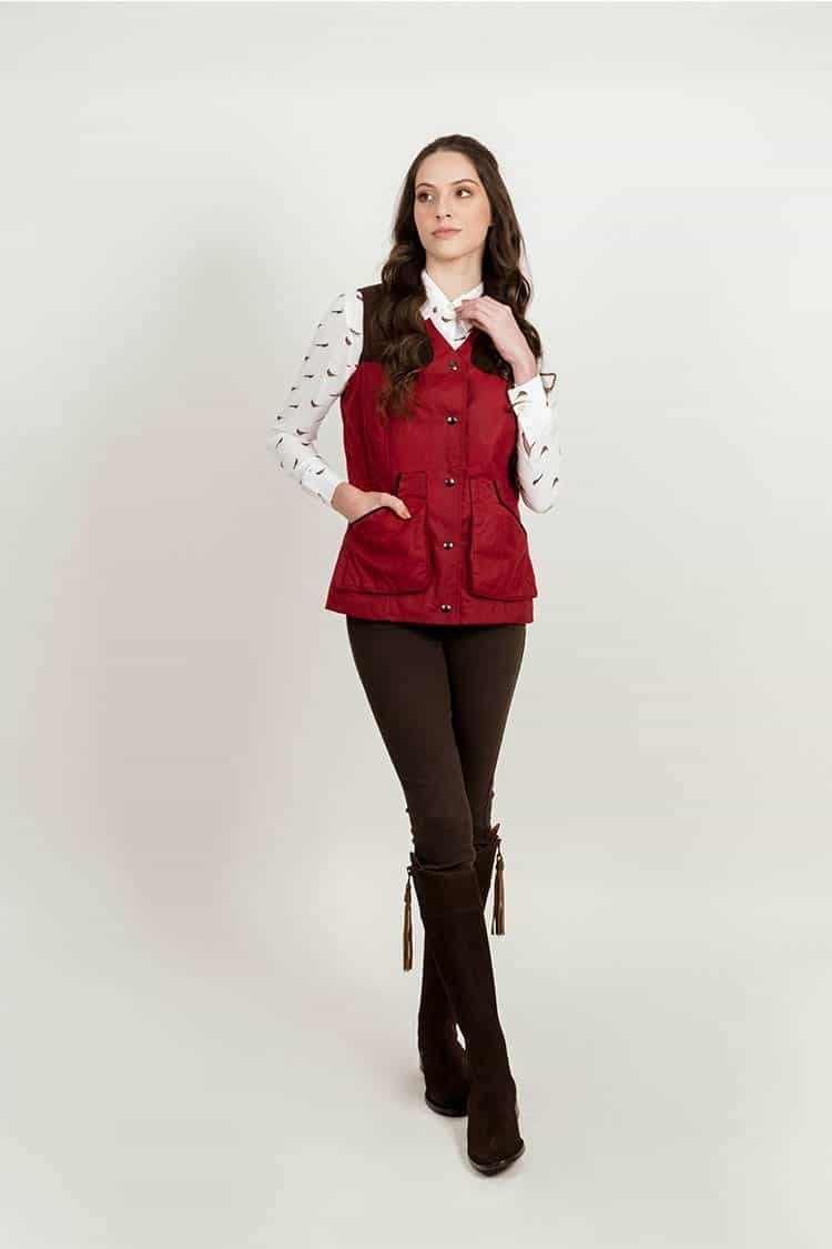 KATRINA Wax cotton gilet thumbnail 2