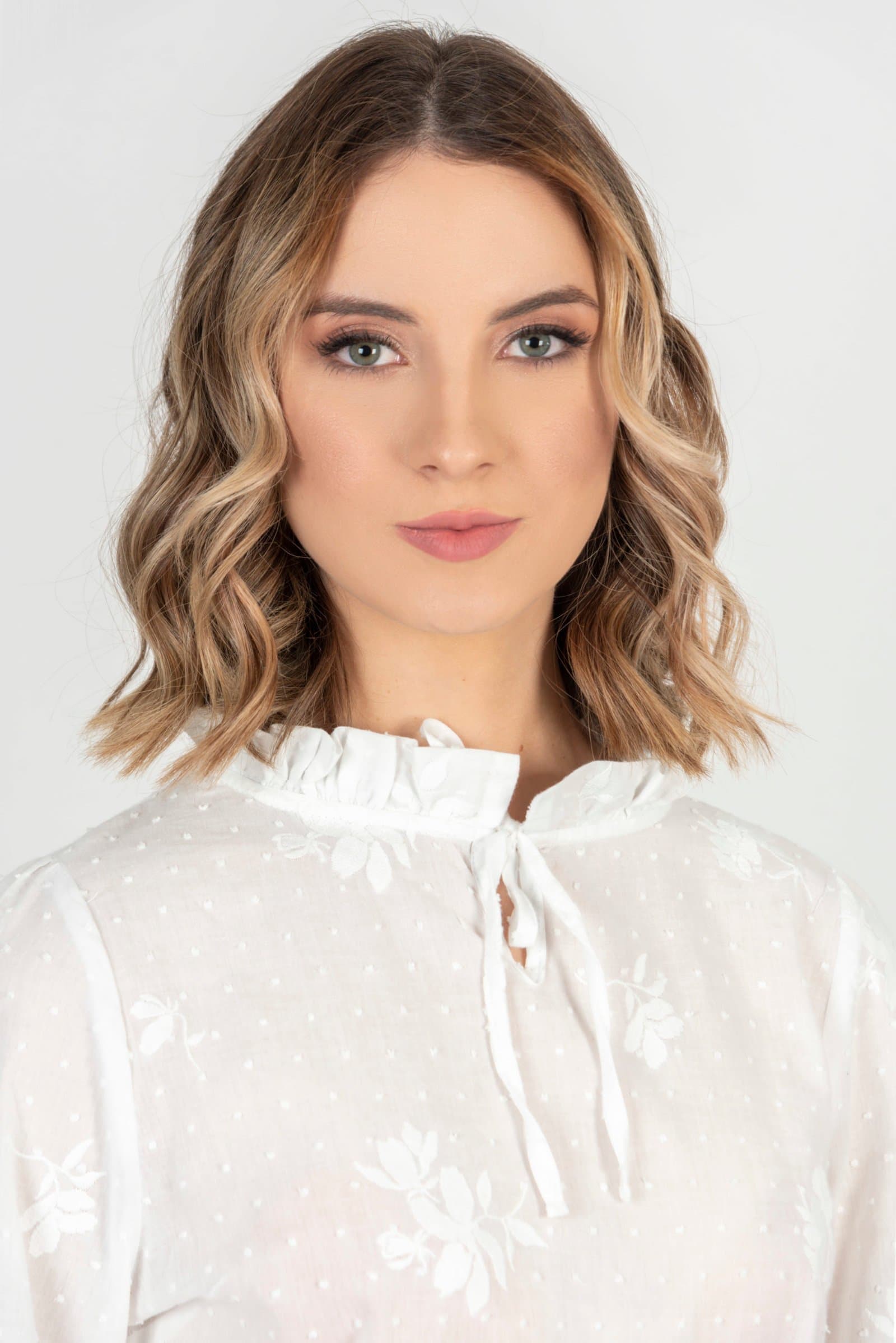 GRACE White Embroidery Blouse thumbnail 3