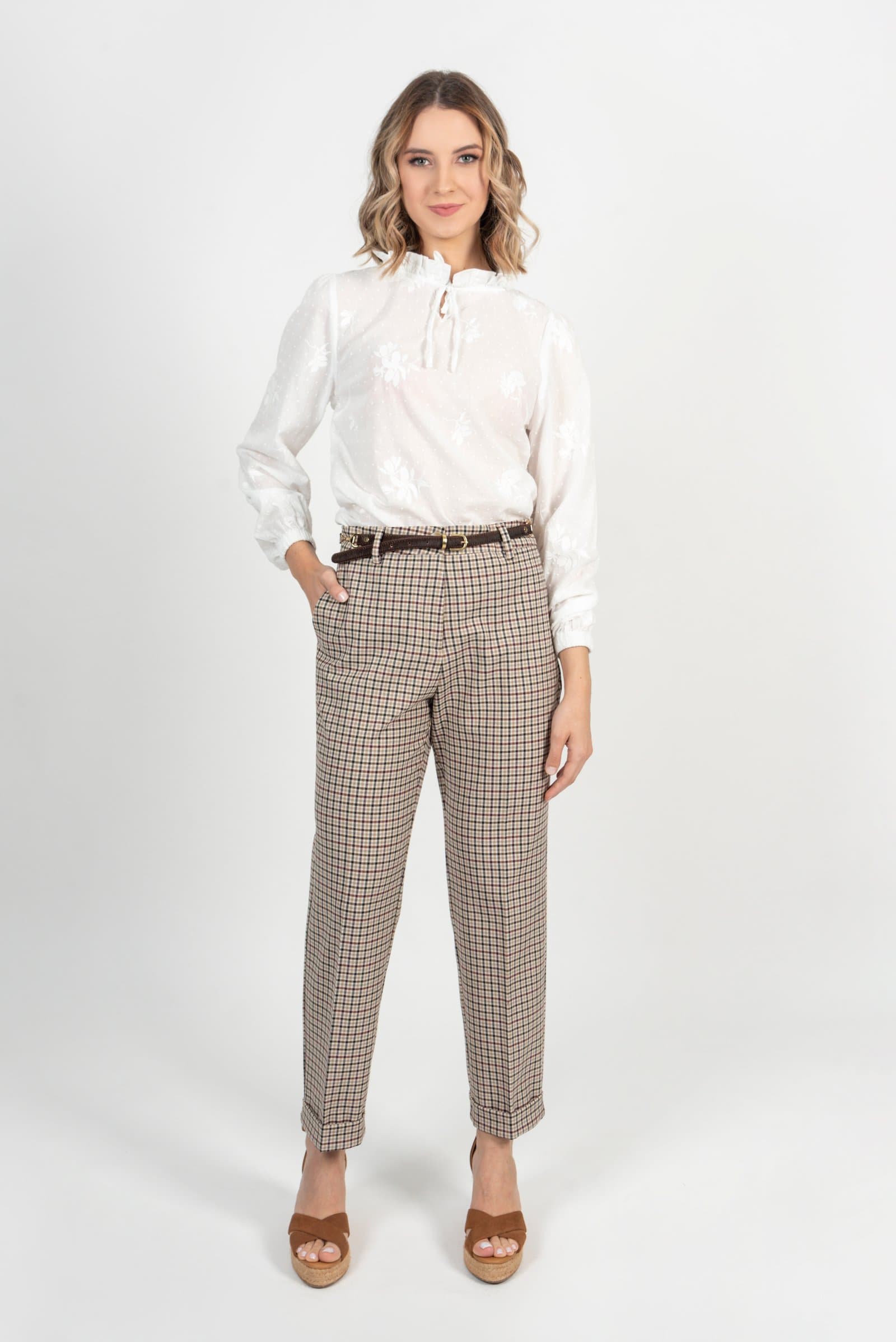 GRACE White Embroidery Blouse thumbnail 2