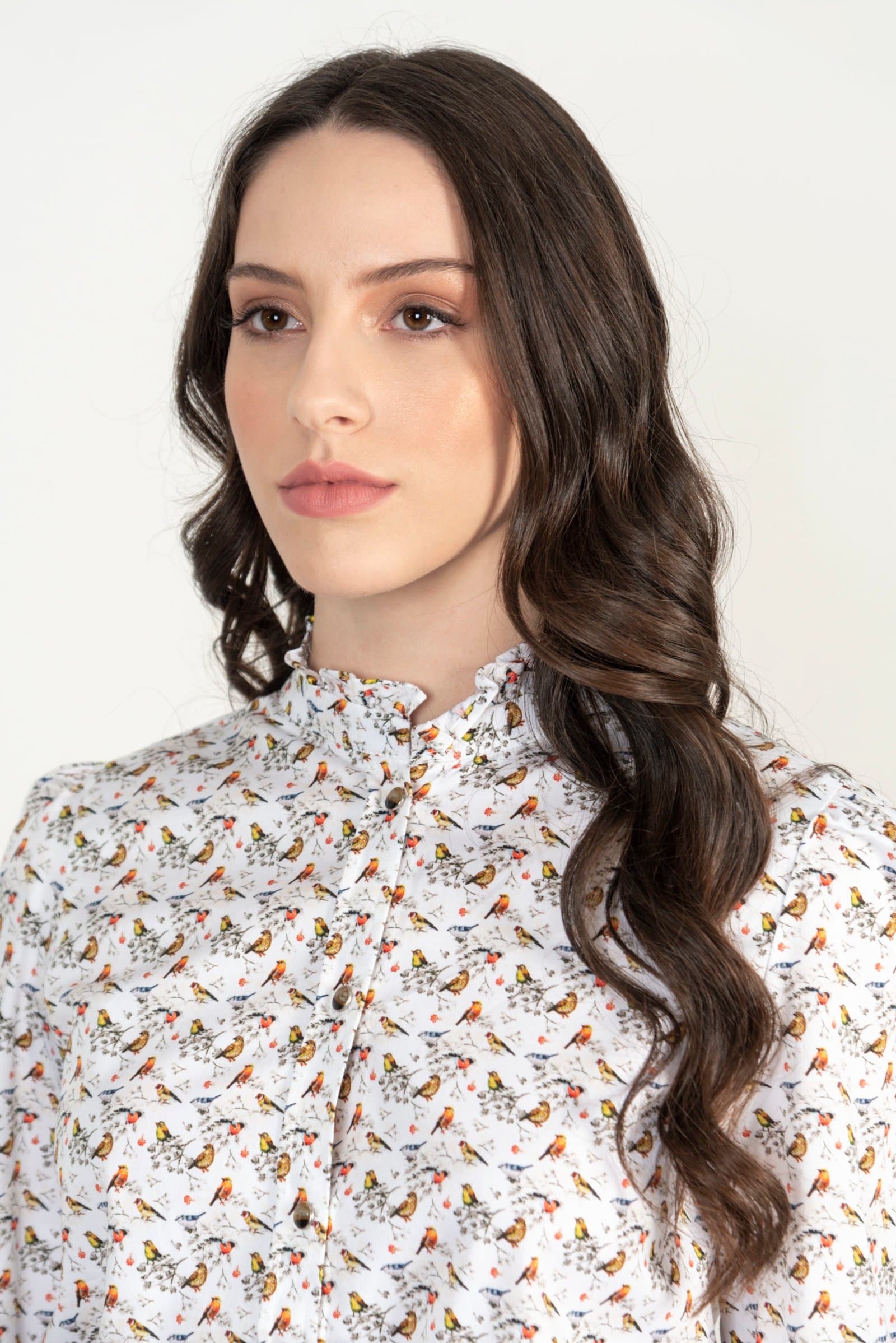 MALU Small Birds luxury blouse thumbnail 2