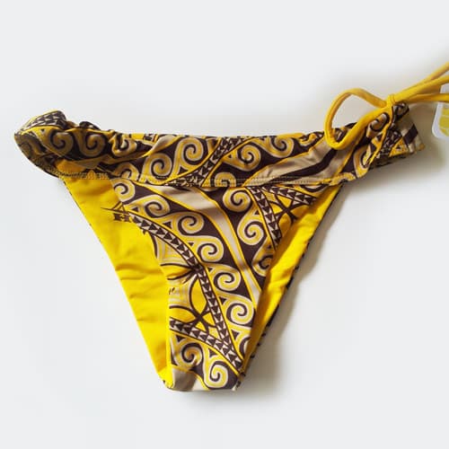 Traci Reversible Brazil Bottom Kapa Yellow thumbnail 2