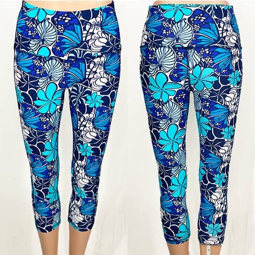 SALE! Monarch Navy Rebecca Hi-Rise Capri XXS