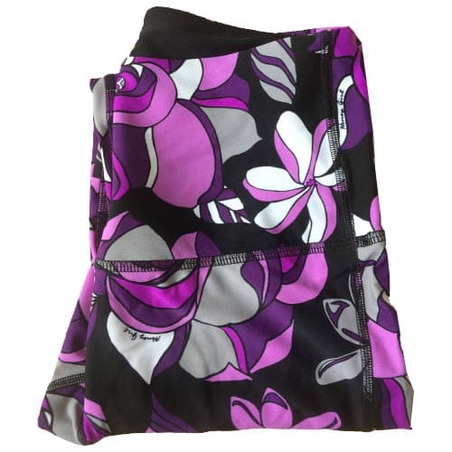 SALE! Gardenia Purple Rebecca Hi-Rise Capri thumbnail 2