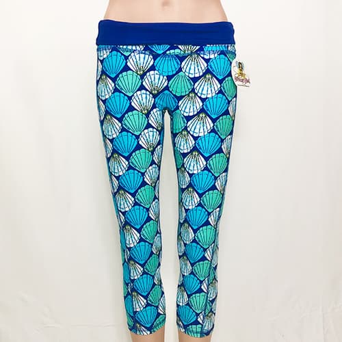 SALE! Sunrsise Shell Azure Rebecca Hi-Rise Capri XS thumbnail 2
