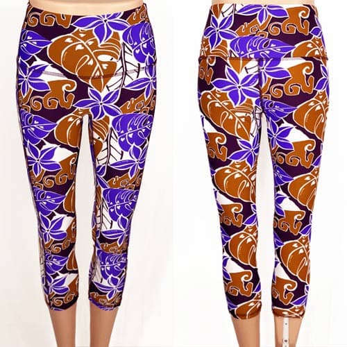 SALE! Melia Plum Rebecca Hi-Rise Capri XS