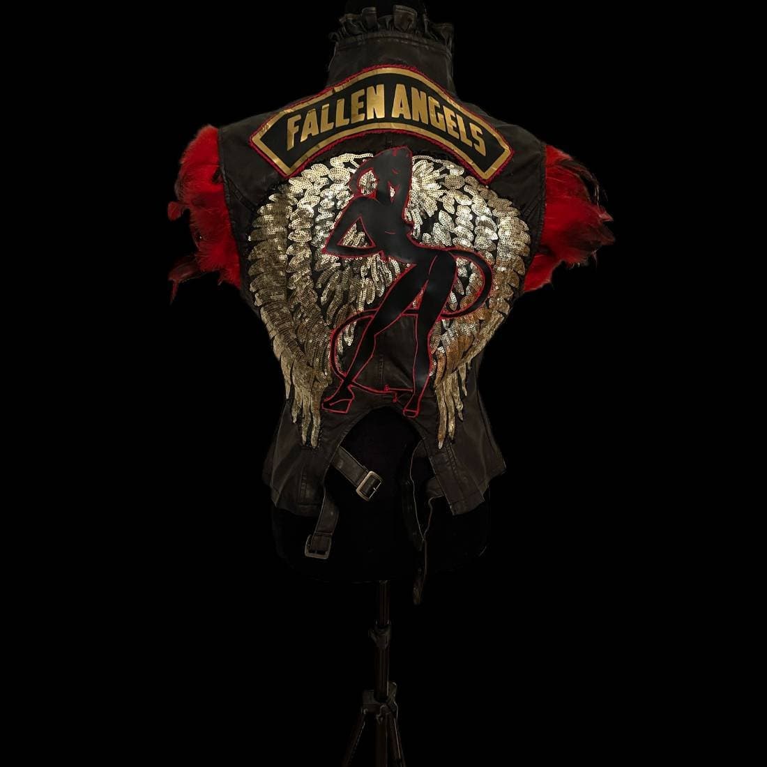 Fallen Angel Faux Leather Jacket