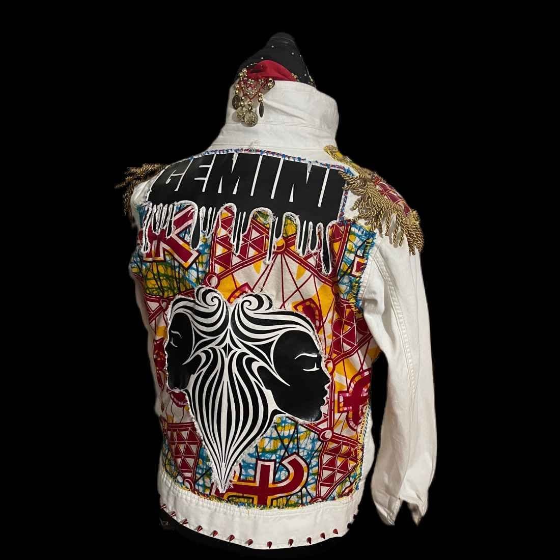 Gemini White Diesel Custom Jacket thumbnail 2
