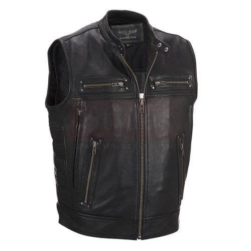 Wilsons Leather Performance Padded Motorcycle Vest