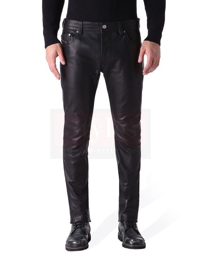 Diesel P Thavar Leather Pant – A+ Replica