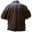 Mens Brown Leather Bomber Jacket thumbnail 2