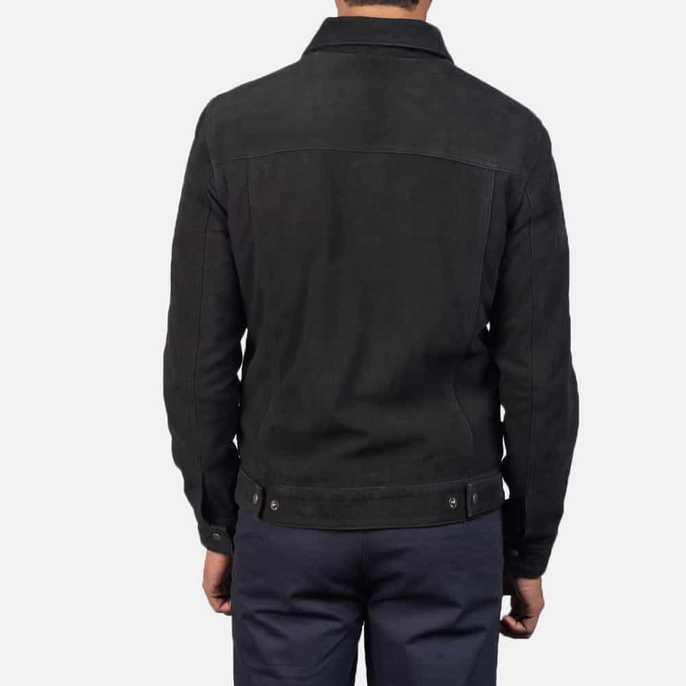 Lamb Stallion Black Western Suede Jacket thumbnail 2