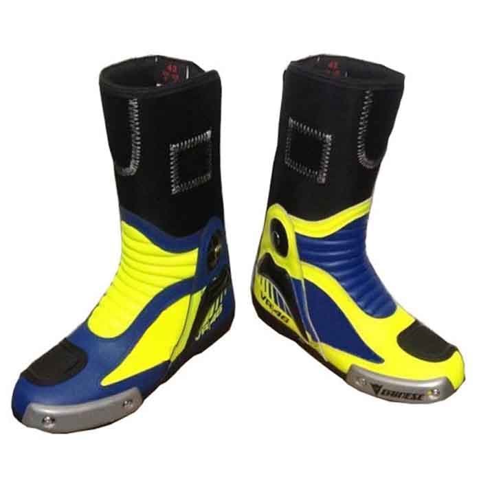 Valentino rossi vr46 Motorcycle Motorbike Sports Leather Boot
