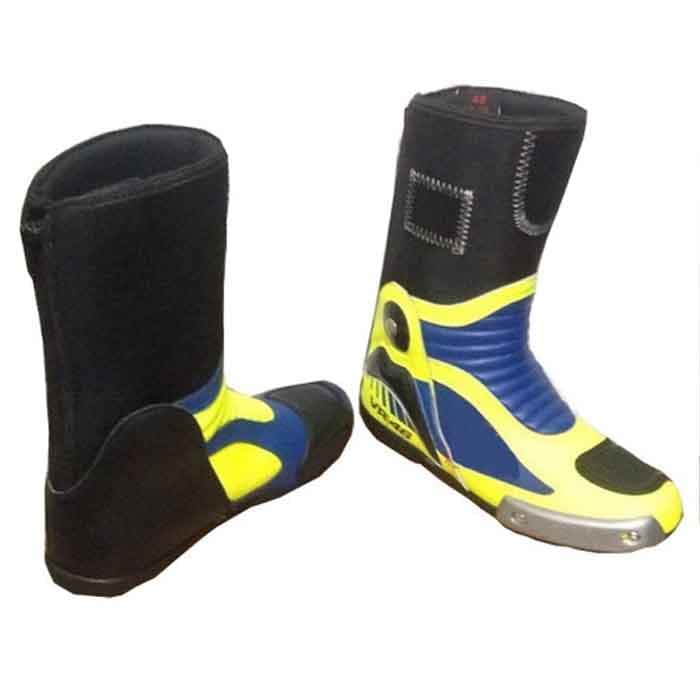 Valentino rossi vr46 Motorcycle Motorbike Sports Leather Boot thumbnail 3