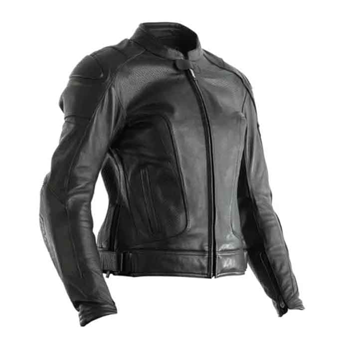 LADIES MOTORCYCLE LEATHER JACKET