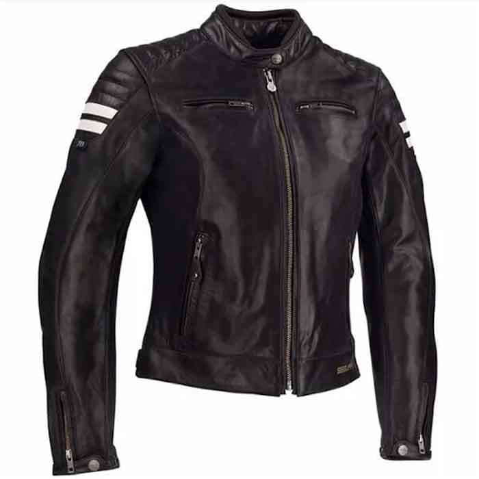 SEGURA STRIPE CE LEATHER LADIES JACKET