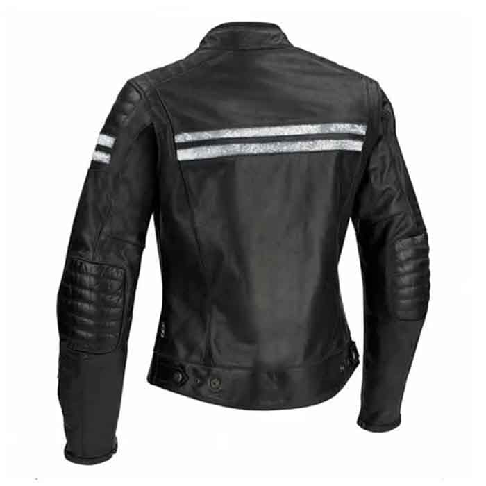SEGURA STRIPE CE LEATHER LADIES JACKET thumbnail 2