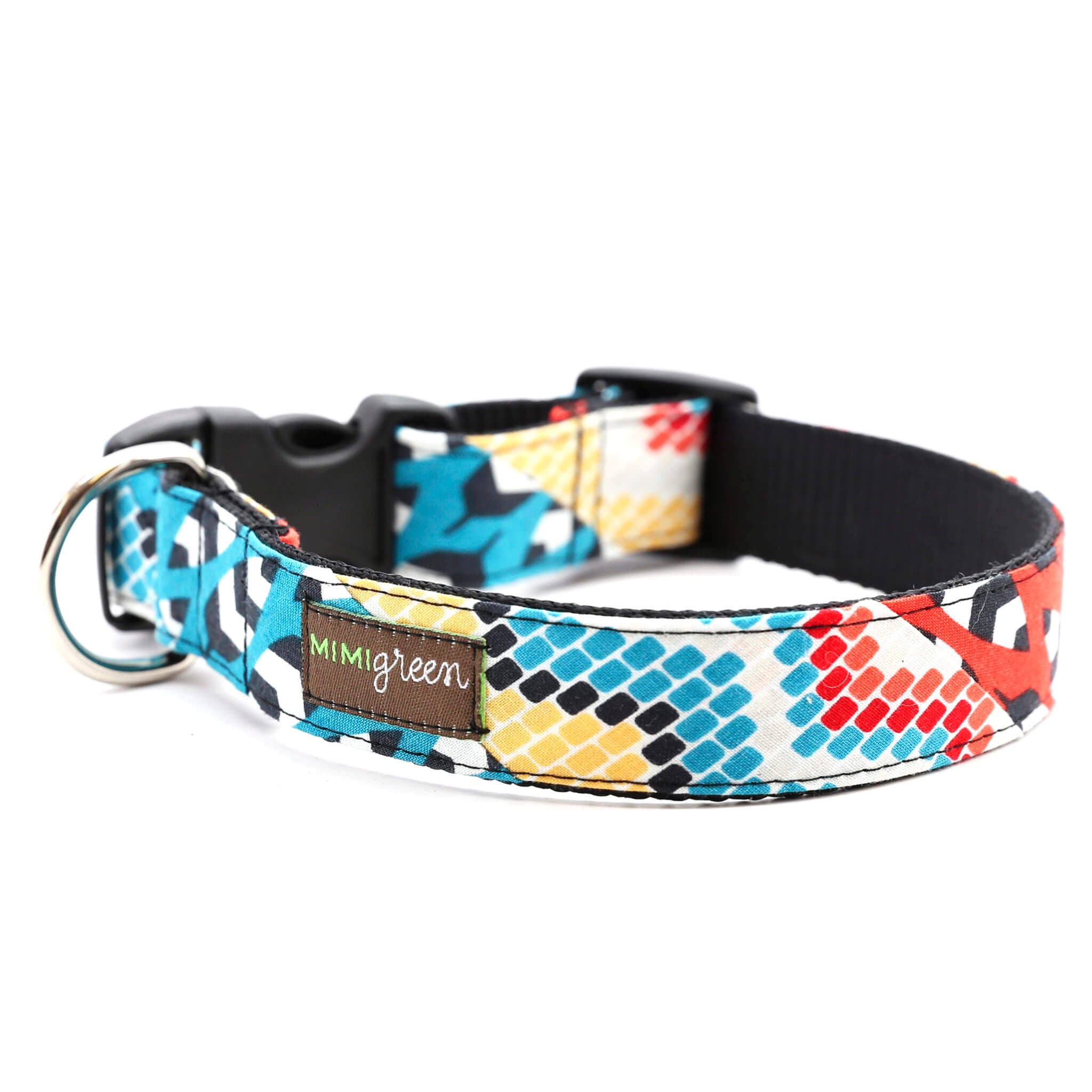 Feather &amp; Bead Southwestern Designer Dog Collar – ‘Chama’