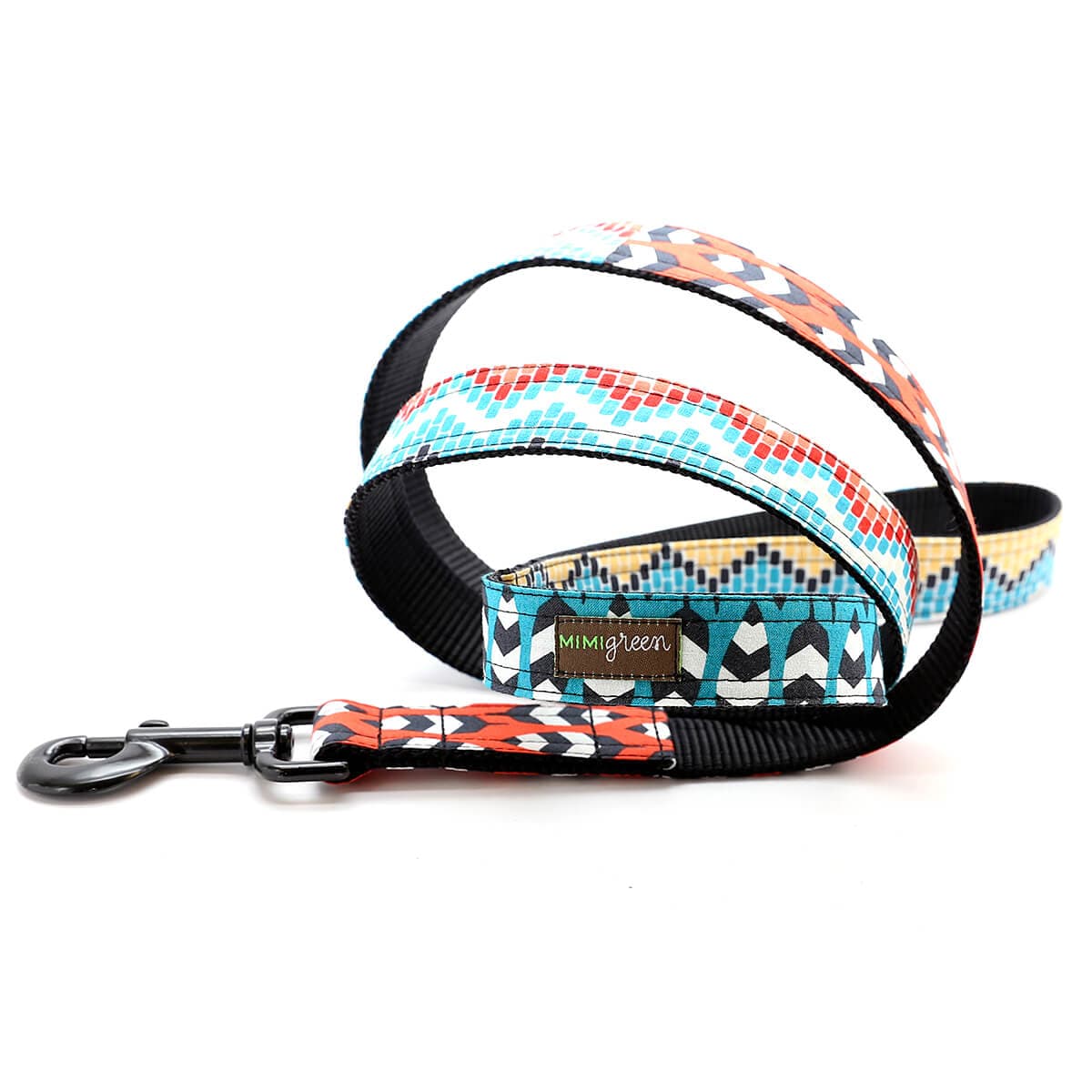 Feather &amp; Bead Southwestern Designer Dog Leash – ‘Chama’