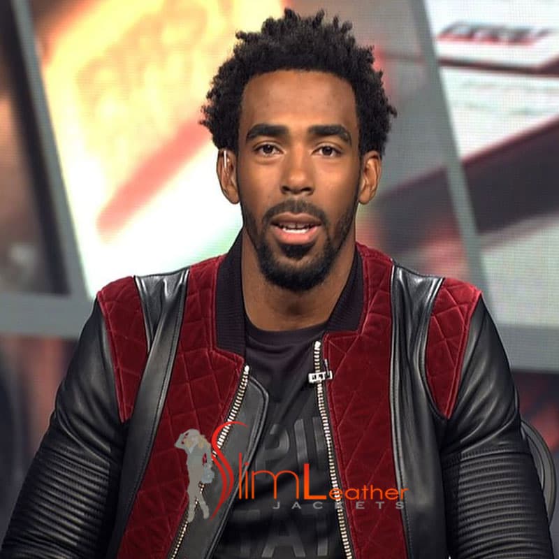 Mike Conley Jr Biker Leather Jacket thumbnail 2