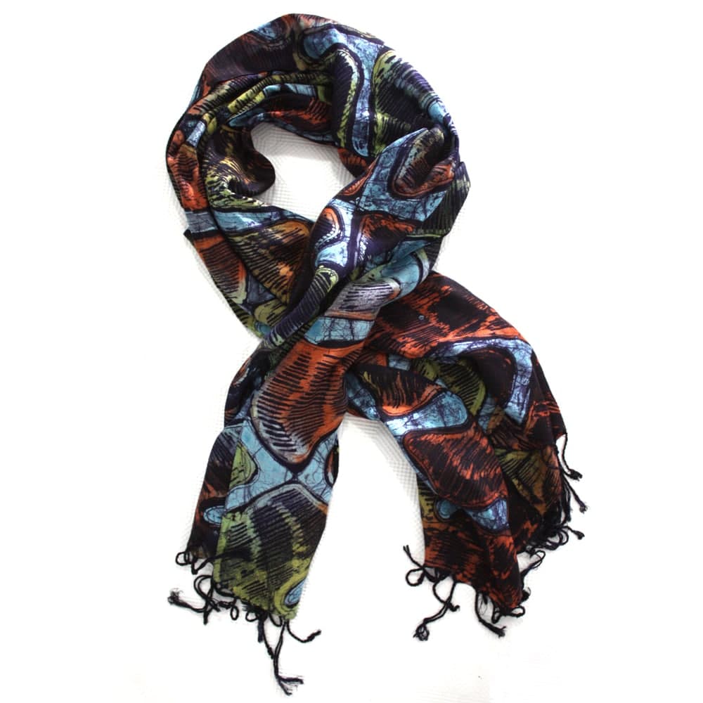TP Thames Splash Shawl, Batik Shawl thumbnail 3