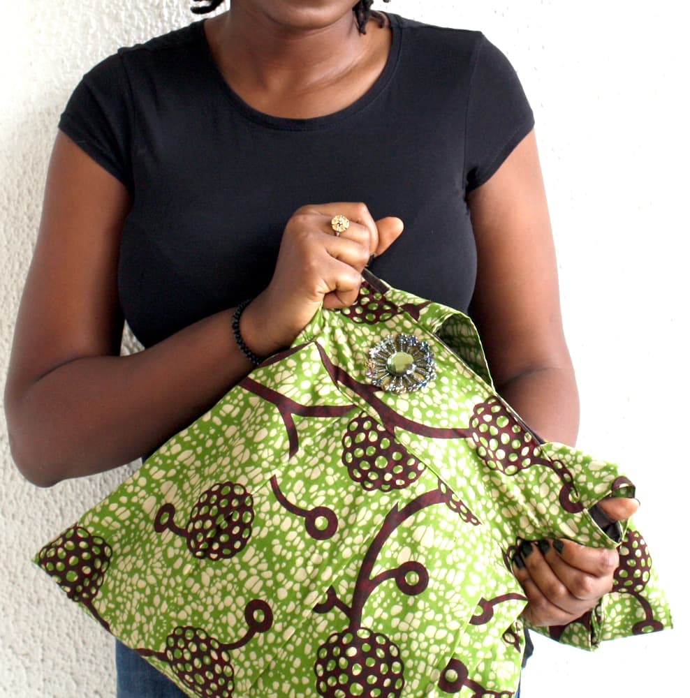 Lime and Chocolate Bee Bag thumbnail 2
