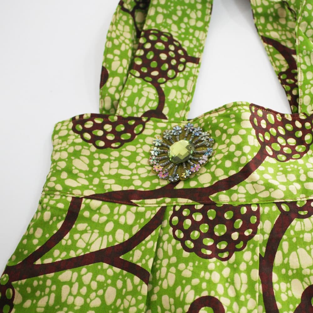 Lime and Chocolate Bee Bag thumbnail 4
