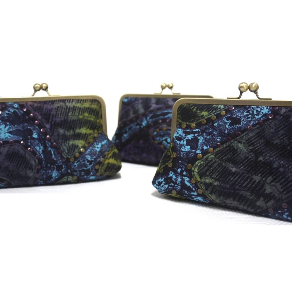 Purple Thames Mini Snap Clutch thumbnail 2