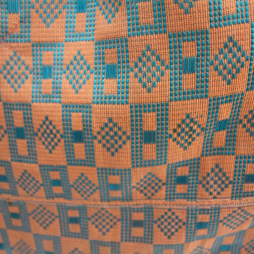 Peach Aso-oke Tommy Tote thumbnail 4
