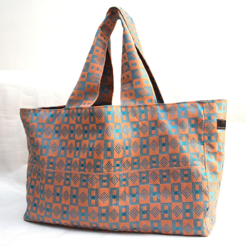 Peach Aso-oke Tommy Tote thumbnail 2