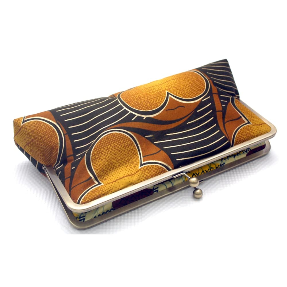Olive Green and Gold Megasnap Clutch thumbnail 2