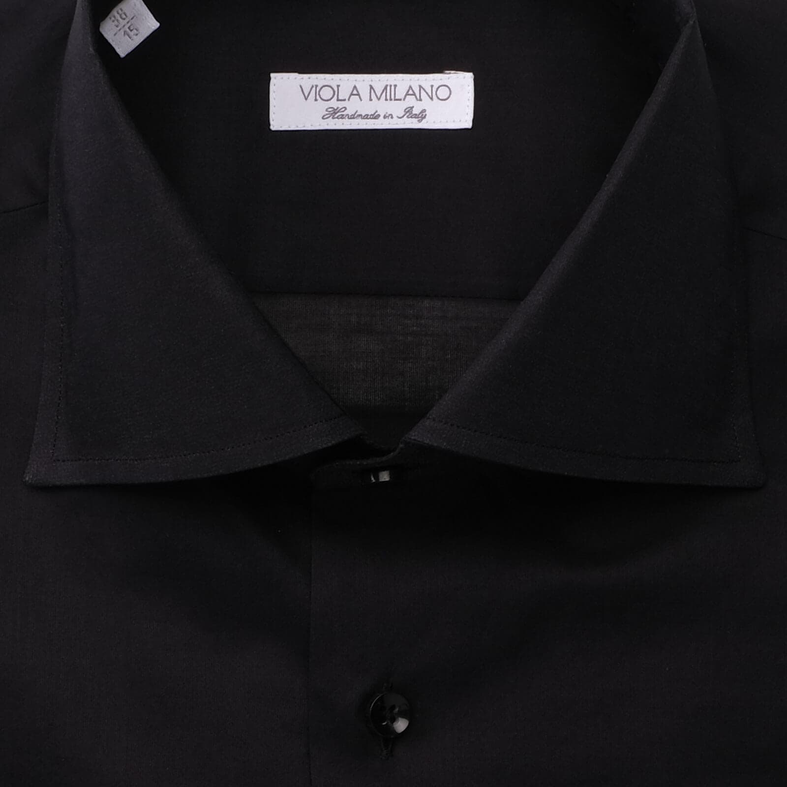 Solid Cotton Stretch Cut-away Collar Dress Shirt – Natural Sand thumbnail 2