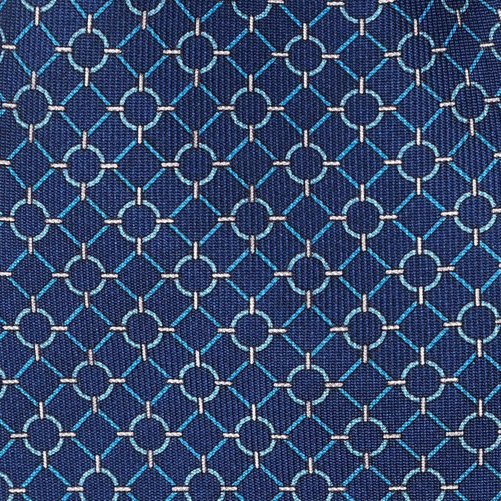Mix Chain Selftipped Italian Silk Tie – Sea Mix thumbnail 2