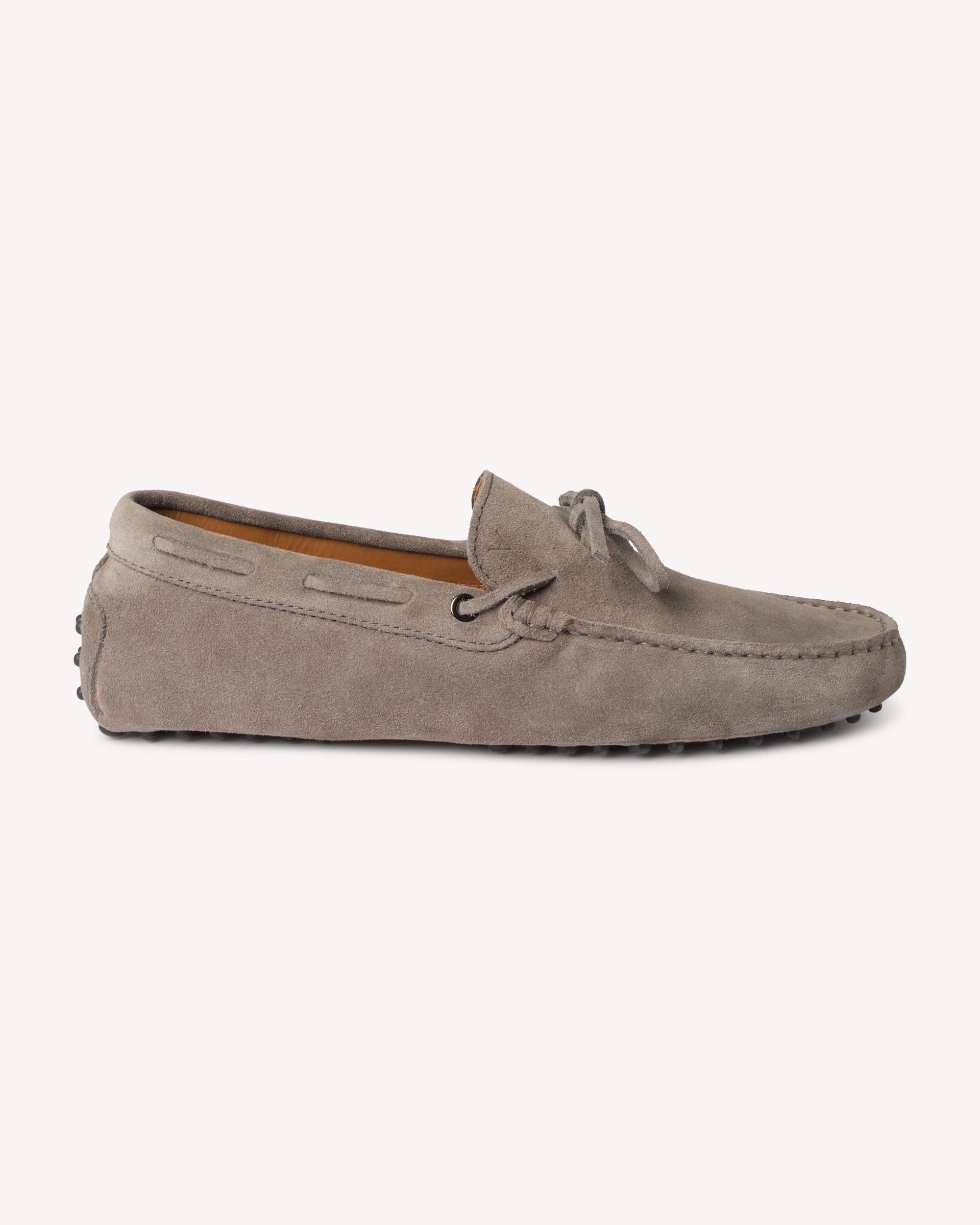 Gommino Suede driving Loafer – Grigio