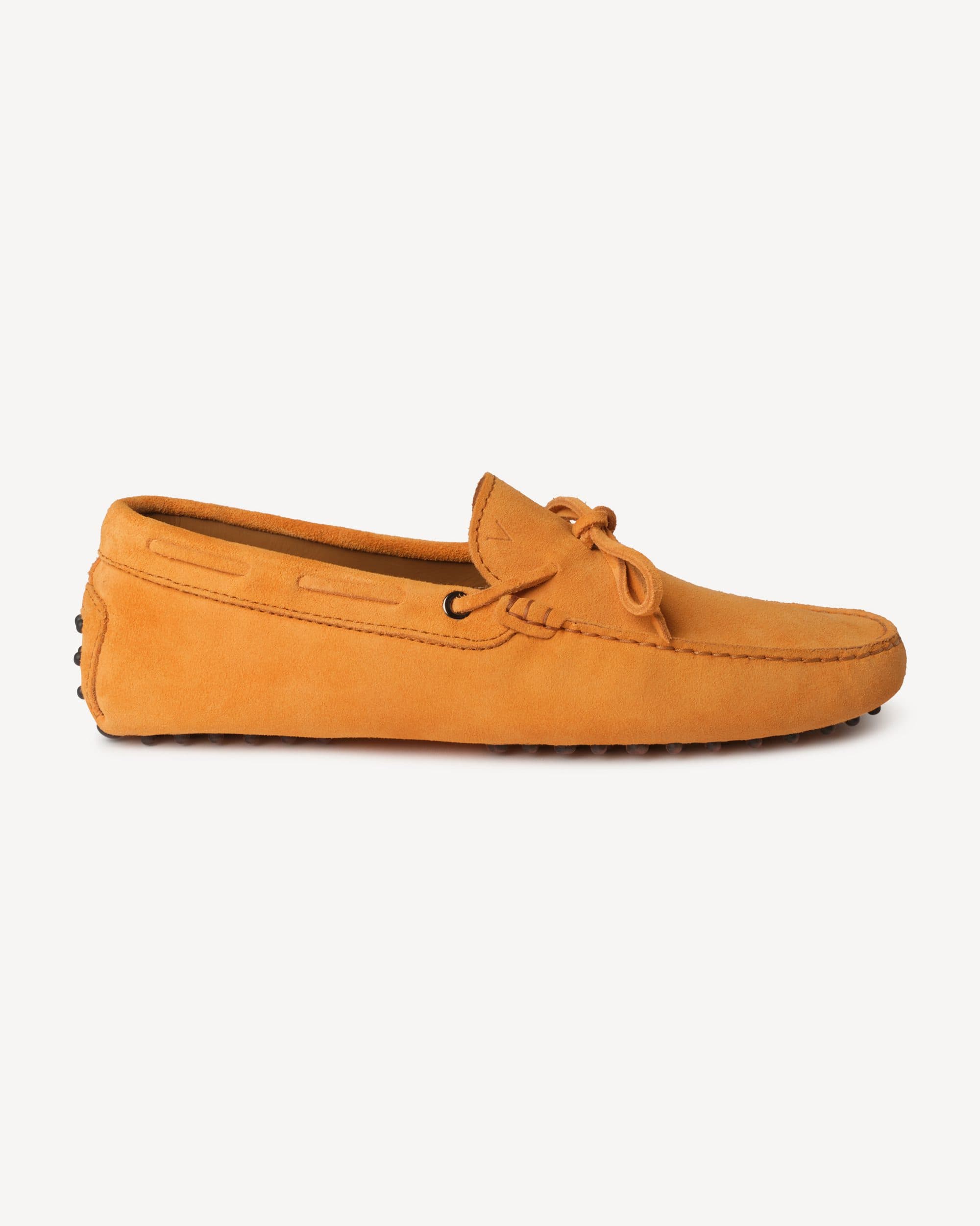 Gommino Suede driving Loafer – Orange