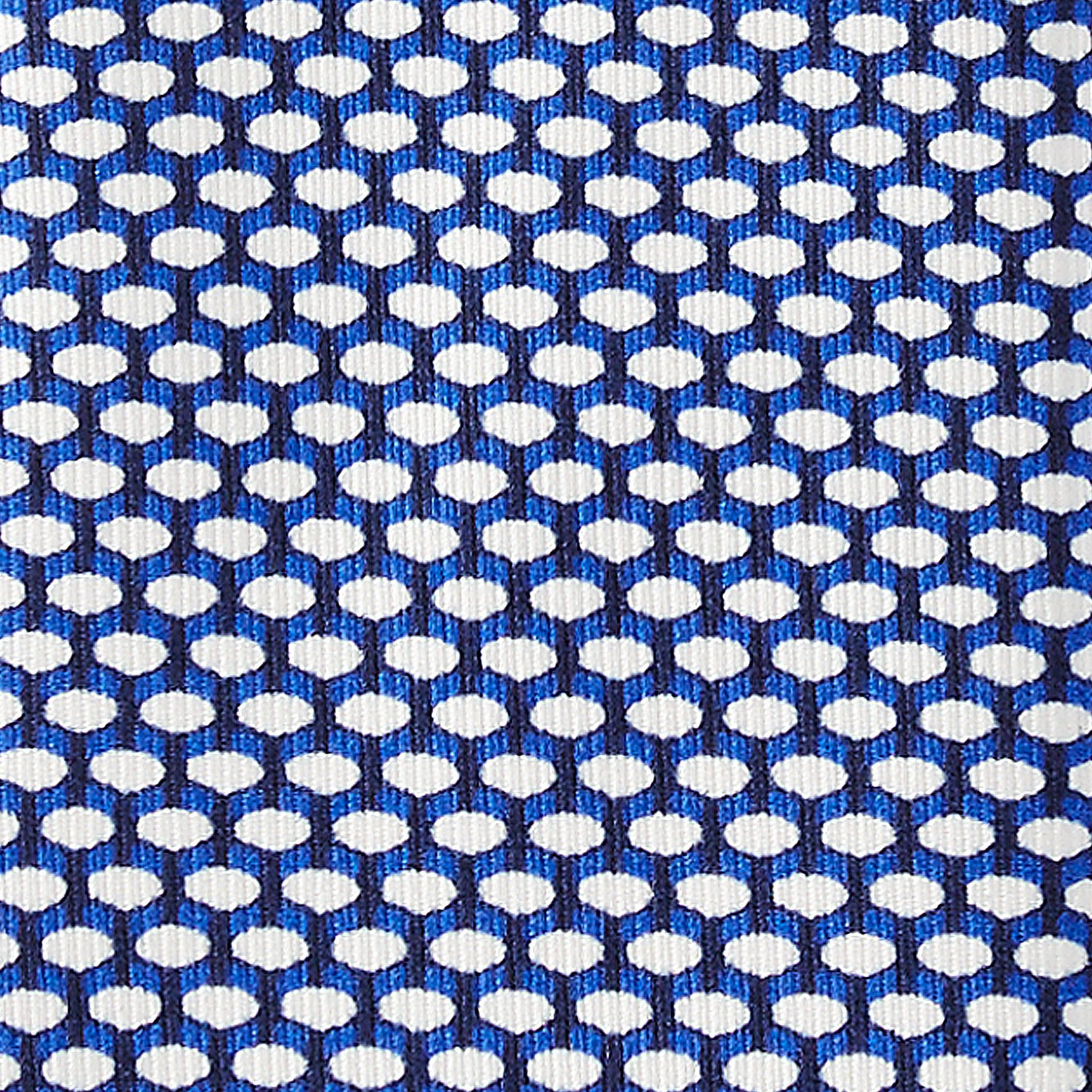 Micro Pattern Selftipped Silk Tie – Light Blue thumbnail 2