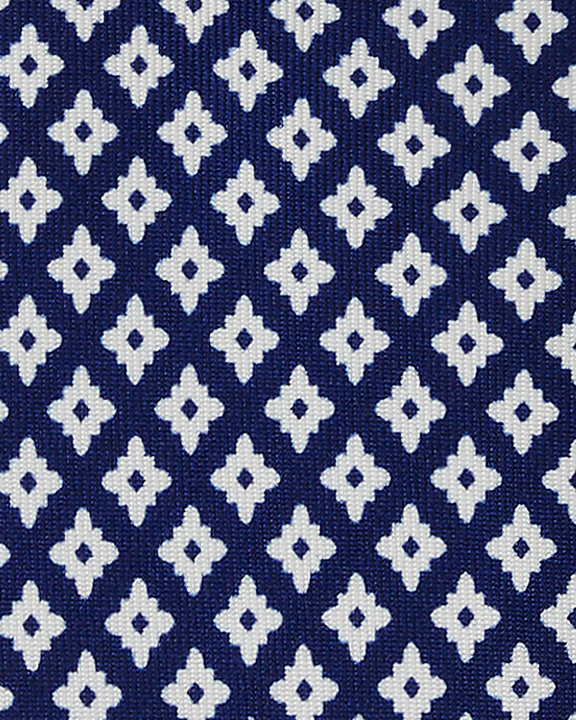 Square Cube SELFTIPPED SILK TIE – Light Blue thumbnail 2