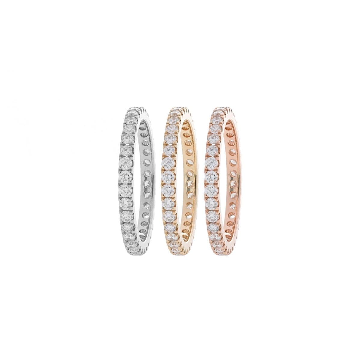 Style D Diamond Stacking Ring