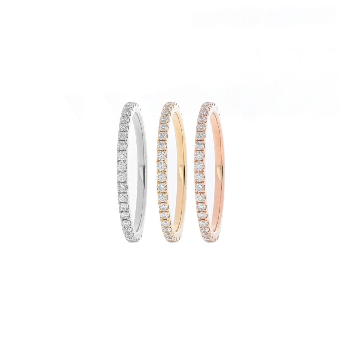 Style F Diamond Stacking Ring