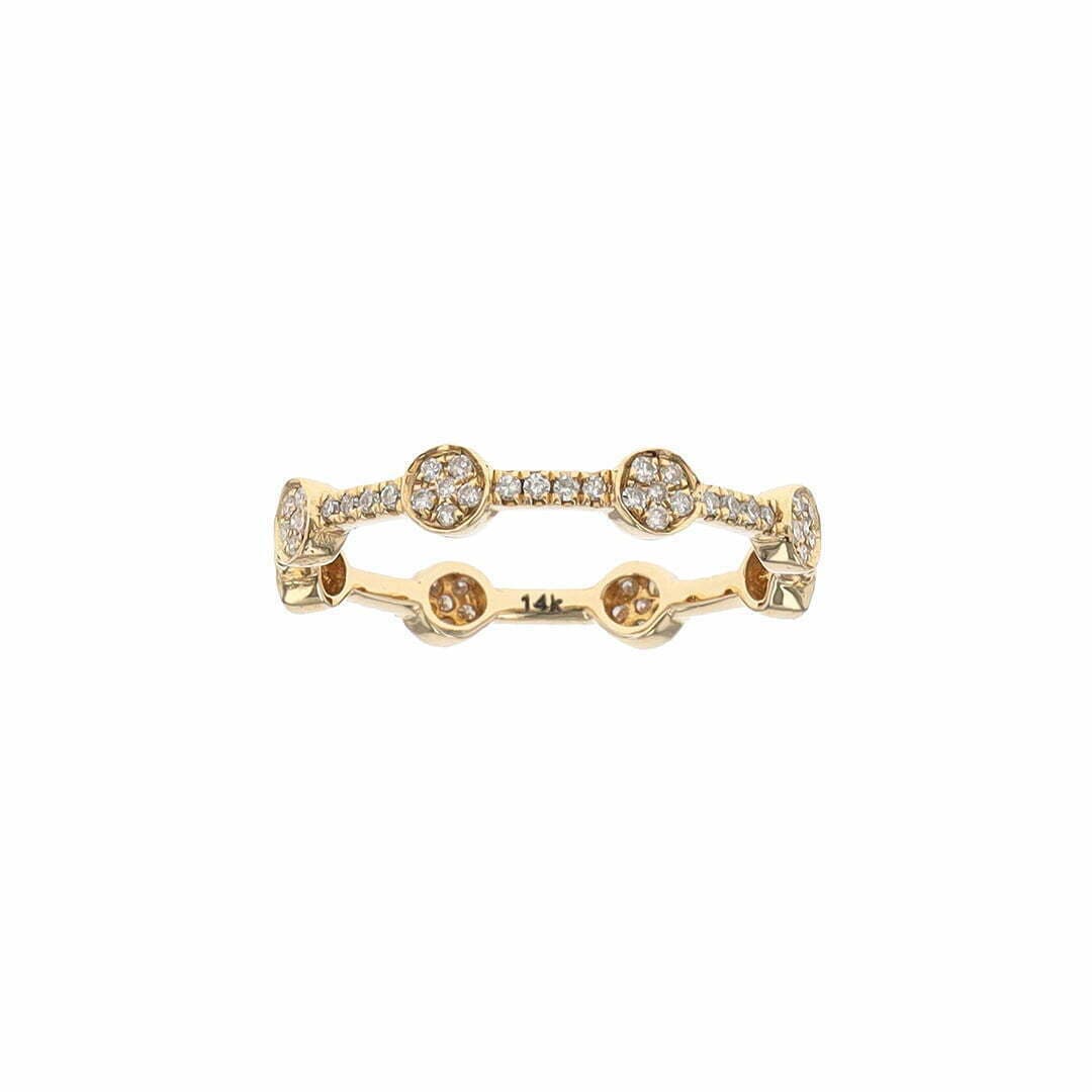 14 Karat Circle Section Stacking Ring